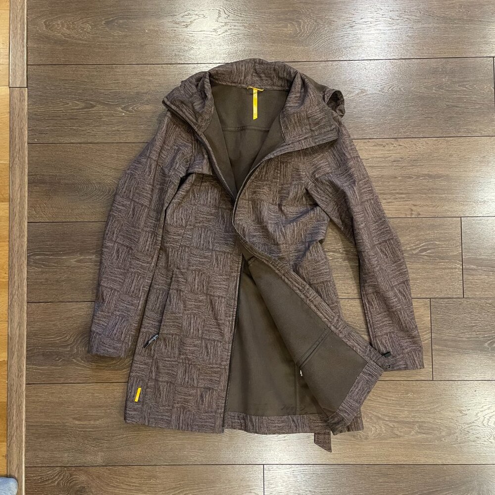 Lole fleece lined rain jacket size small